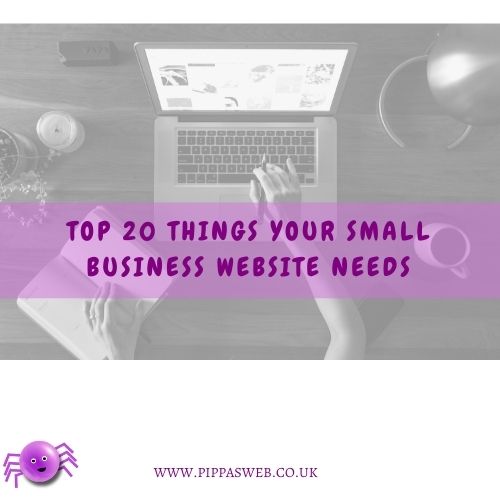 Top 20 things your small business website needs